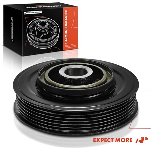 A-Premium Engine Harmonic Balancer Crankshaft Pulley Compatible with Ford Escape 2013-2019, Fusion 2013-2020, Transit Connect 2014-2016, 1.5L 1.6L, Replace# BM5G6B319BC