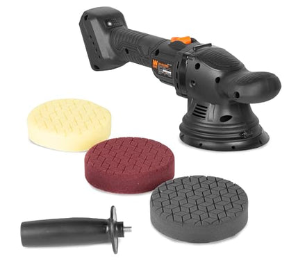 WEN 20V Max Cordless 5-Inch Dual Action Polisher and Waxer (Tool Only – Battery Not Included) (20875BT)