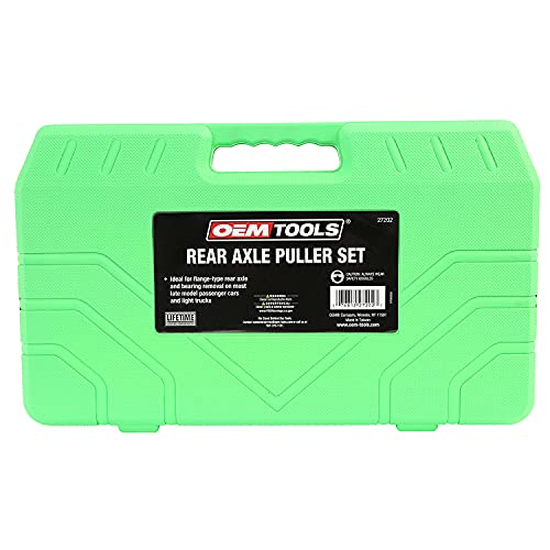 OEMTOOLS 27202 Rear Axle Puller Set | Pull Rear Axle & Bearing for Axle Replacement & Repair | Slide-Hammer Powered for Extra Pull, Works When Other Tools Don’t | Includes Instructions & Carrying Case - style: Rear Axle Puller Set