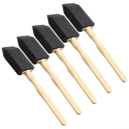 Car Air Vent Cleaning Brush Set Soft Sponge Detailing Tool for AC Grille Dashboard Dust Removal Auto Interior Cleaner Kit 14cm(5Pcs) - size: 5Pcs