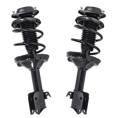 Detroit Axle - 2pc Front Struts for 2004 2005 2006 2007 Subaru Impreza [Sedan], Struts with Coil Spring Assembly Replacement Suspension - size: 11197_11198/Pair