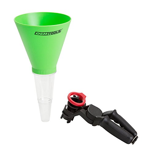 OEMTOOLS 87037 Fast-Clamp Universal Oil Filter, Oil Change Kit, Oil Fill Funnel Kit, Bleeding Funnel, Universal Clamp, Spill Free Funnel Kit