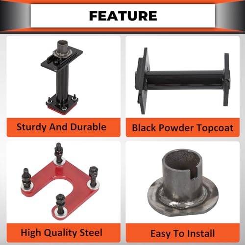 ECOTRIC Rear Axle Bearing Puller & Installer Kit ABS Tone Ring Tool Compatible with 1995-2020 Toyota 4RUNNER HILUX T100 Tacoma Tundra Wheel Bearing Removal Tool