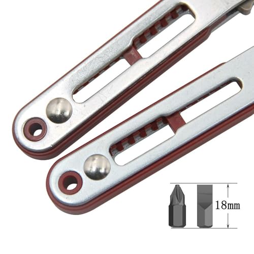 2 Pcs Multi-functional Reversible Ratchet Screwdriver Set, Offset Angled Handle, Cross Slotted Flat Screwdriver Bits, Dual Direction Forward Reverse Repair Hand Tools