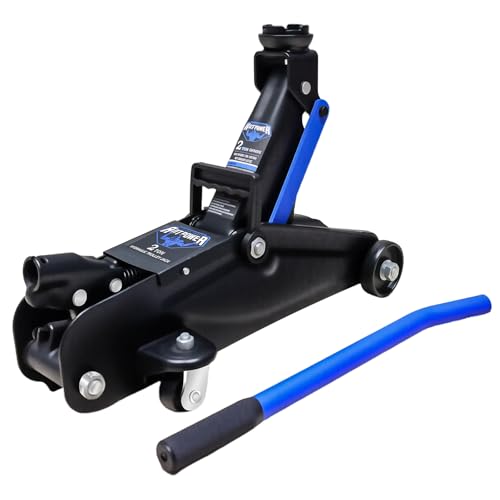 ANTPOWER 2 Ton Floor Jack,with Wheels for Secure Lifting,Fast Lift Floor Jack, Quick Lift Pump for Sport Utility Vehicle,Providing Stable Support for Various Cars (2.0T) - color: 2.0T