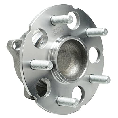 Detroit Axle - FWD Pair Rear Wheel Bearing and Hub Assembly for Honda CR-V 2007-2011, Crosstour 2012-2015, Accord Crosstour 2010-2011, 5-Lug w/ABS - style: 512344 x2/Pair