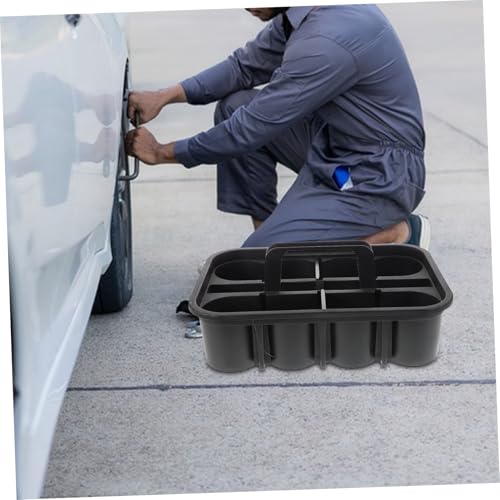 GANAZONO Bucket Organizer Car Detailing Car Cleaning Tools Storage Box Portable Handle Doordash Bag Hanging Shower Basket
