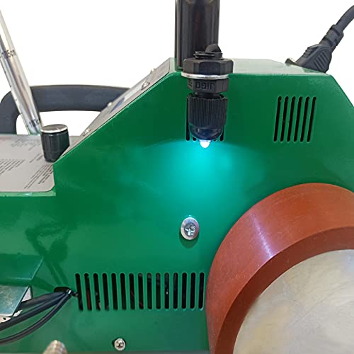TECHTONGDA Automatic Hot Air Welder 110V PVC Banner Welding Machine Heat Jointer Plastic Fabric Welder Seamless Splicing Machine with Welding Thickness 0.2-2mm for Advertising Cloth Banner Fabric PVC