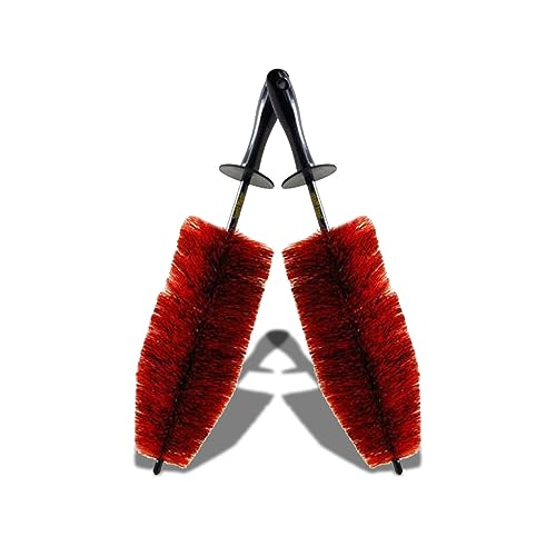 Speed Master Wheel Brush (2 Pack) | Memory Foam Bristles | Safe on All Wheel Types | Clean Your Wheels With Ease! - size: 2 Pack
