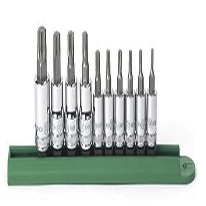 GEARWRENCH 1/4" & 3/8" Drive Torx Bit Socket Set 10 Pc.- 80722 - size: 1/4" & 3/8" Drive, style: 10 Pc Torx Bit Socket Set