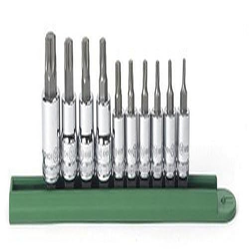 GEARWRENCH 1/4" & 3/8" Drive Torx Bit Socket Set 10 Pc.- 80722 - size: 1/4" & 3/8" Drive, style: 10 Pc Torx Bit Socket Set