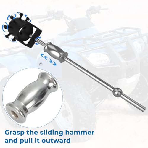 CV Axle Puller Tool 8 Bolt for Polaris RZR Can Am UTV ATV | 8 Bolt Hole Design, Heavy Duty Steel Construction, Removes Stubborn CV Joints And Axles, For Polaris RZR Can Am KRX UTV ATV