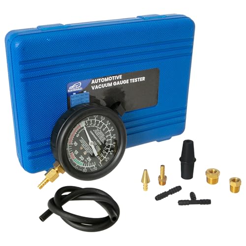 SIXIWANZI Vacuum Gauge, Universal Vacuum Gauge Automotive Kit for Car & Truck
