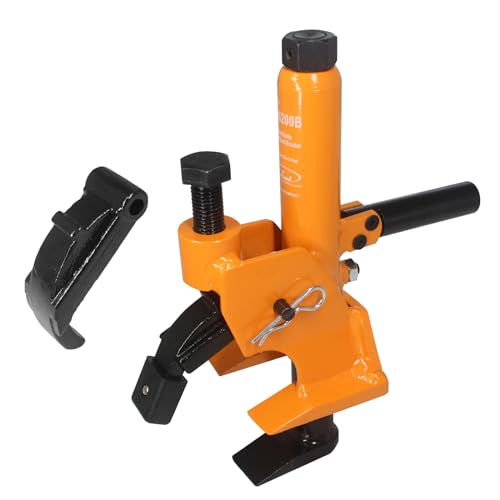 BESTOOL Manual Tire Bead Breaker with Handle and Rubber Pad, Tire Change Tool for Aluminum Alloy Hubs, ATV Tire Operation, Tractors, Trucks, Cars, Heavy Duty Tires Car Repair (US Patented) - color: with Handle