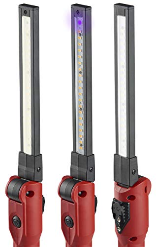 Streamlight 76800 Stinger Switchblade 800-Lumen Rechargeable Compact Multi-Function LED Work Light with Color-Rite Technology and USB Cable, Red - size: Stinger 7.2" Light Bar, style: USB Cable