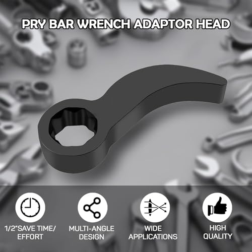 Automotive Suspension Strut Separator Tool Kit, Including a pry bar Wrench Adapter and Gloves, Compatible with V olkswagen, A UDI, B MW, F ord, P eugeot, C itroën