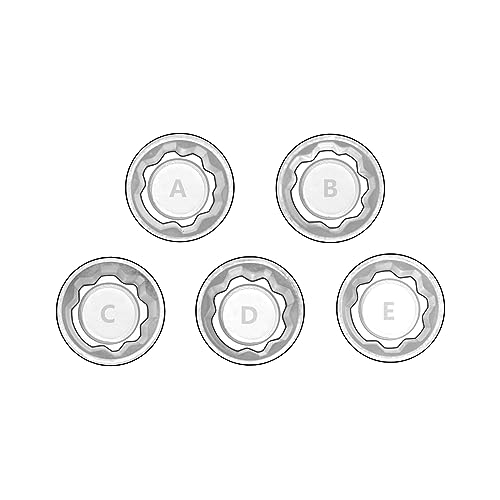 5 Piece Wheel Lock Key Removal Kit for Tesla, Lug Nut Anti-Theft Wheel Lock Removal Tool Set with Socket, Screw Remover with Storage Case