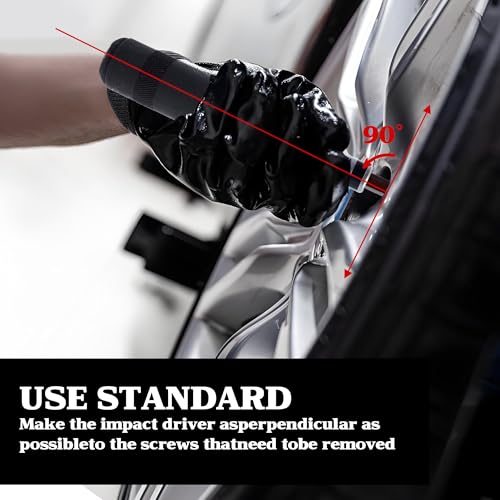 1/2" Hand Manual Reversible Impact Driver Set Extractor-12 PCS Impact Screwdriver S2 Steel Much More Durable Disengage Rusted Fasteners (3/8short impact screwdriver) - size: 3/8 Short