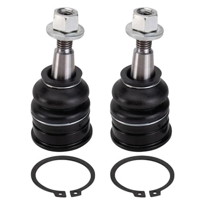 TRQ Front Upper Left and Right Ball Joint Set Compatible with 15-20 Cadillac Escalade with Stamped Steel Upper Control Arms 14-18 Chevrolet Silverado 1500 Stamped Steel Control Arms - style: PSA27829
