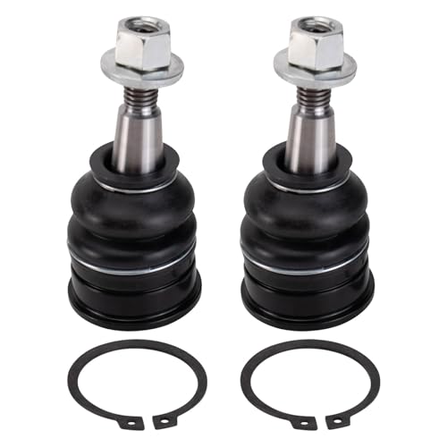 TRQ Front Upper Left and Right Ball Joint Set Compatible with 15-20 Cadillac Escalade with Stamped Steel Upper Control Arms 14-18 Chevrolet Silverado 1500 Stamped Steel Control Arms - style: PSA27829