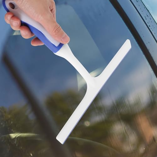 2pcs Car Window Squeegees Lightweight Efficient Windshield Cleaner for Car and Home Glass Surfaces Gentle Non-Scratch Design Removes Water Spots and Debris Quickly