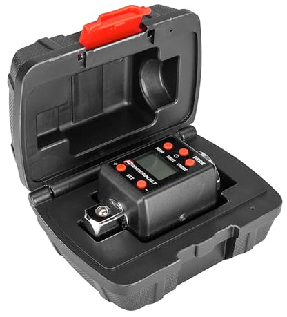 Powerbuilt 3/4-Inch Drive Digital Torque Adapter, 147.5-737.5 Ft-Lb and 200-1000 Nm, Alert Signals Torque Setting, Electronic Torque Wrench Converter with Digital Display, ±2% Accuracy - 940994 - size: 3/4 in.