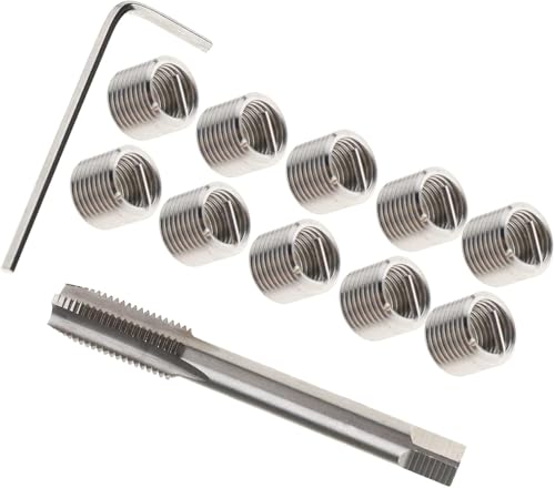 Metric Thread Repair Set Thread Master Repair Kit for Automotive Repairs 15pcs M9x1.25