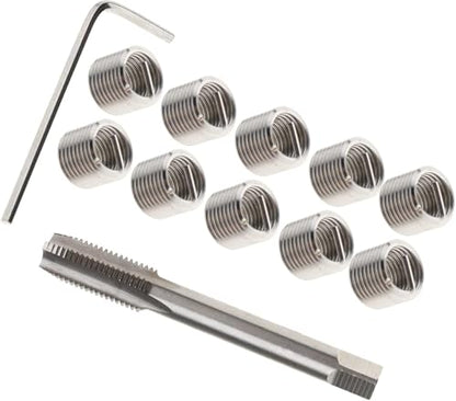 Metric Thread Repair Set Thread Master Repair Kit for Automotive Repairs 15pcs M9x1.25