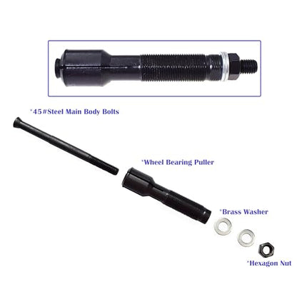 Motorcycle Wheel Bearing Removal & Installation Kit Compatible with Harley-Davidson 3/4", 1", 25mm Bearings