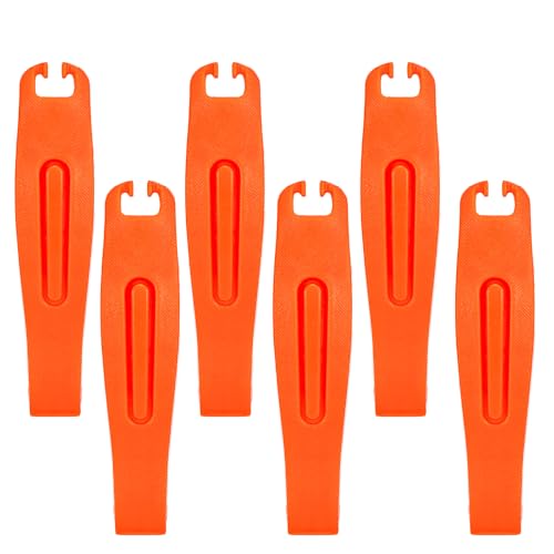 Bike Tire Levers 6-Pack,Ultra-Strong Nylon Tire Changing Tool for Repairing Bike Tubes,Compatible with Road,E-Bike,Gravel & Mountain Tires