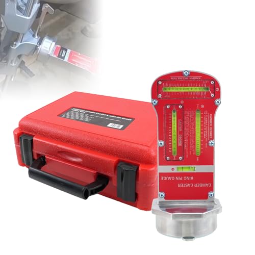 RULLINE Magnetic Camber Caster Alignment Tool with Kingpin Inclination 3-in-1 Wheel Alignment Gauge Kit for at-Home Front End Alignment