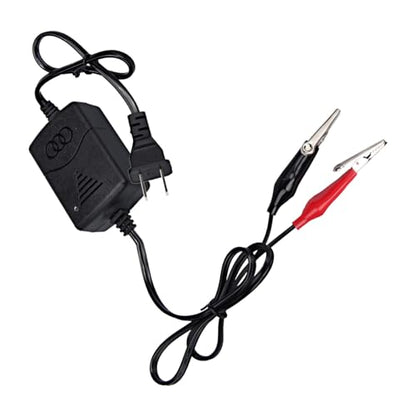 KITUREK 12V 1300mA Sealed Lead Acid (SLA) Smart Battery Charger Maintainer | Automatic Car Charger Maintainer for RV, ATV, Boat, Motorcycle Battery Trickle Charger with Short Circuit Protection - size: 2.89×1.95 inches