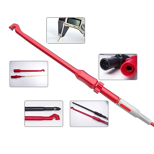 Goupchn 33PCS Multimeter Test Leads Kit for Digital Electrical Testing | Replaceable Precision Probes Set, Wire-Piercing Probes, Alligator Clips, Test Hook Clips, Test Tweezer - style: 33PCS