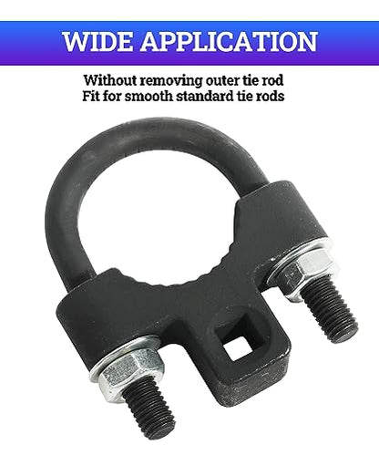 Zlirfy Tie Rod Removal Tool,3/8” inch Universal Low Profile Tool,Car Accessories Auto Tools Inner Tie Rod U-Wrench Repair Mechanic Tools,Inner Tie Rod Tool for Inner Tie Rod Removal and Installation