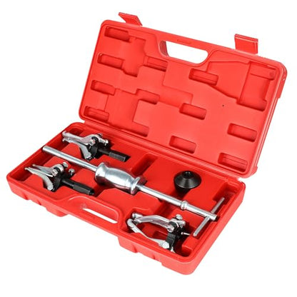 SCITOO 3 Jaw Gear Bearing Slide Hammer Puller Set, Universal Internal & External Gear Pulley Puller Set for Pulling Out Gears Bearings