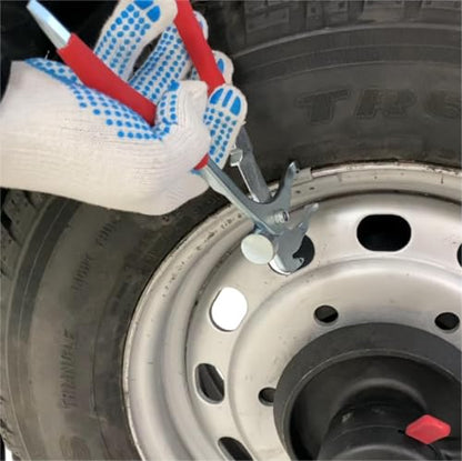 Wheel Balancer Pliers, Wheel Weights Hammer, Clip-on/Remover Tool for Tire Balancing