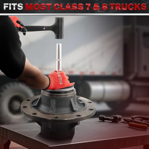 BILITOOLS Truck Hub Seal Installer Kit, Heavy Duty for Class 7 & Class 8 | Bearing Race and Seal Driver Set, Seal Installer Kit, Portable Storage Case