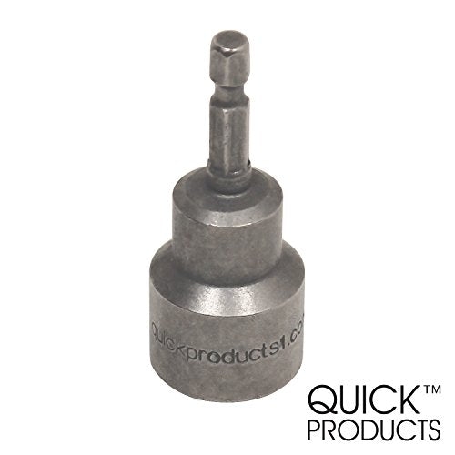 Quick Products QPLSJS Deluxe Quick-Connect Heavy-Duty Scissor Jack Leveling Socket for Power Drill - Each - size: Each