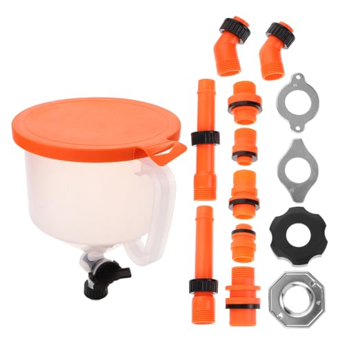 Veemoon 1Set Radiator Funnel Kit Spill Filling Tool for Coolant Universally Compatible Auto Funnel with Stylish Switch Design Efficient Automotive Coolant Handling