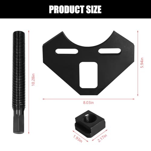 Car Hub Remover Tool, OEM#40100 Wheel Bearing Frozen Hubs Puller Tool Kit, Auto Brake Disc Remover Accessories for Most 5 6 8 Lug Hub Assemblies, Universal for SUV RV Truck