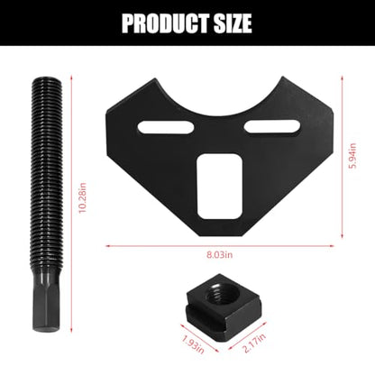 Car Hub Remover Tool, OEM#40100 Wheel Bearing Frozen Hubs Puller Tool Kit, Auto Brake Disc Remover Accessories for Most 5 6 8 Lug Hub Assemblies, Universal for SUV RV Truck