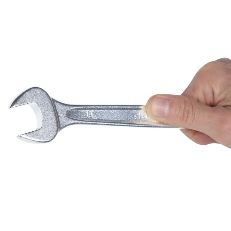 Beta 42 Series 14-piece Metric Combination Wrench Set, 6mm-24mm | Made in Italy|15° Offset Open and Box End|12-Point Box End|Chrome Nickel-Plated Steel|Automotive, Industrial, Professional