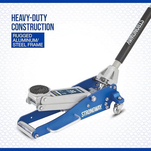 Strongway Aluminum/Steel Floor Jack, 1.5-Ton Capacity - style: 1.5 Ton