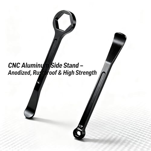 Motorcycle Tire Spoons,10/13/22/27/32(0.39''/0.51''/0.87''/1.06''/1.26'')Tire Iron Lever Tool Spoon Wrench Set Motorcycle Tire Change Kit Compatible with Pit/Dirt/MX Motorcycles XC SX(Black) - color: Black