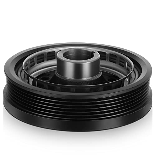 SCITOO 24504609 Harmonic Crankshaft Balancer Fits 1994 1995 1996 1997 1998 1998 1999 2000 2001 2002 2003 2004 2005 for B-uick Century 3.1L 189Cu. In. V6 GAS OHV
