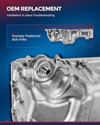 KAX 264-241 Engine Oil Pan Fit for Chrysler PT Cruiser 2001-2010, Dodge Neon 2.4L 2003-2005, Gasket not included - color: Engine oil pan, size: 264-241