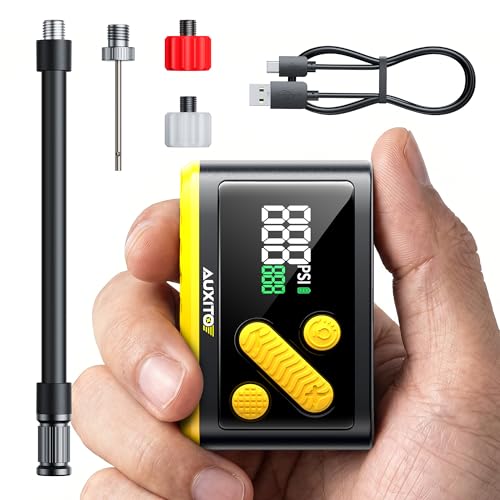 AUXITO Tire Inflator Portable Air Compressor - size: Mini Bike Pump