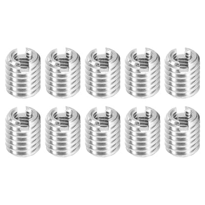 uxcell 10Pcs Threaded Inserts, M3-0.5x6 & M5-0.8x6 Stainless Steel 303 Screw Thread Sleeves Thread Repair Insert for Mechanical Equipment - size: M3-0.5x6 & M5-0.8x6mm