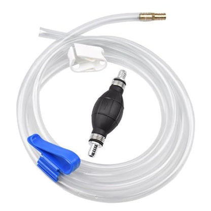 Manual Suction Hose Kit for Car and Water Transfer, Sturdy Siphon Pump with Guide Oil Tube, Practical Water Suction Hose for Automotive and Aquarium Use