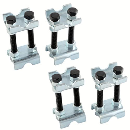 ATE Pro. USA - 4 Pc Coil Spring Compressor Tool, 2 Way Adjustable Coil Spring Spacer, Mini Coil Spring Compressor, Carbon Steel Shocks Adjuster Tool for Car